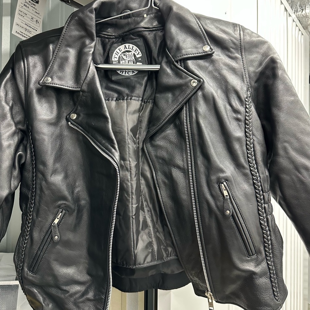 Black Leather Jacket by